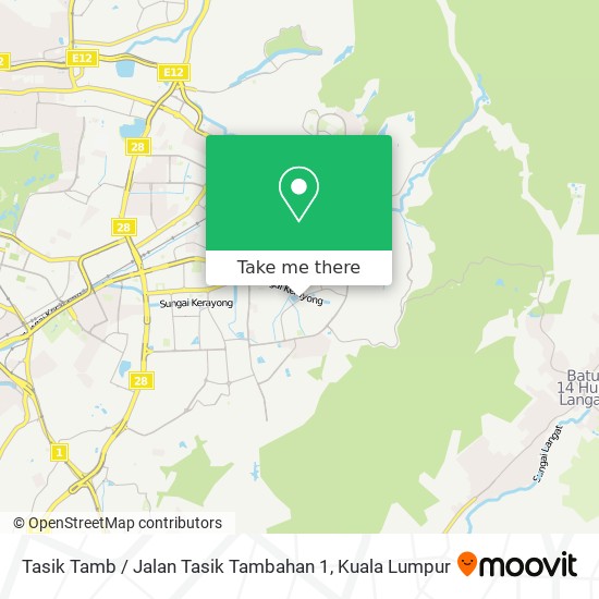 Tasik Tamb / Jalan Tasik Tambahan 1 map