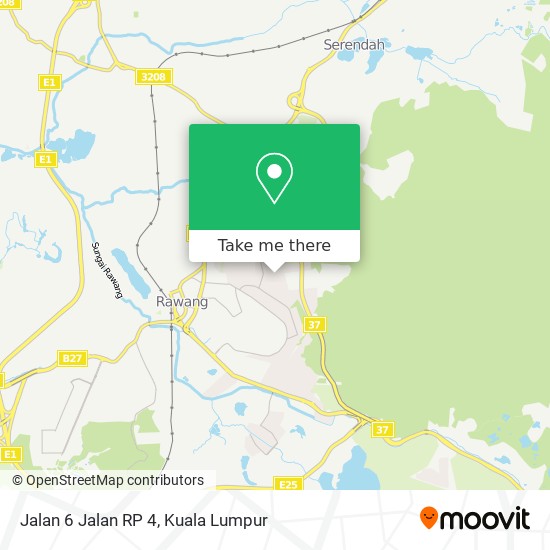 Jalan 6 Jalan RP 4 map