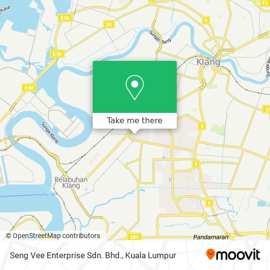 Seng Vee Enterprise Sdn. Bhd. map