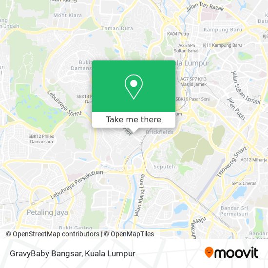Peta GravyBaby Bangsar