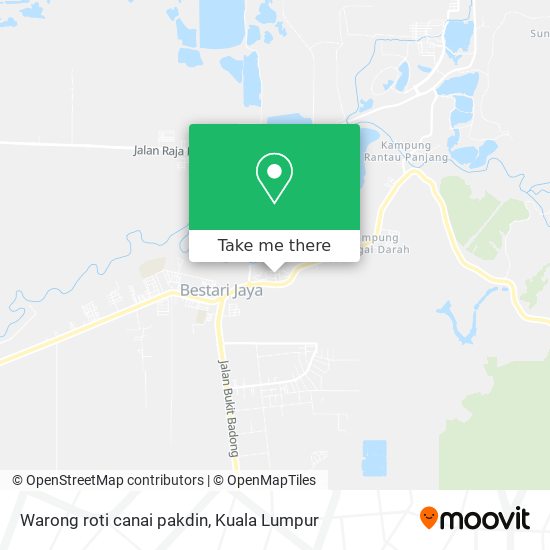 Peta Warong roti canai pakdin