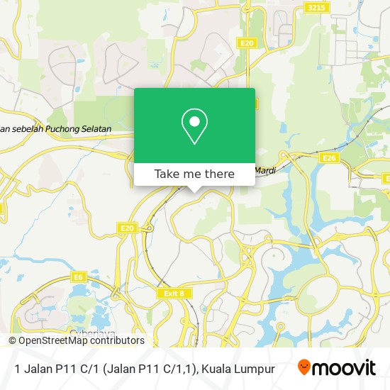 1 Jalan P11 C / 1 map