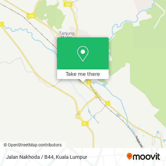 Jalan Nakhoda / B44 map