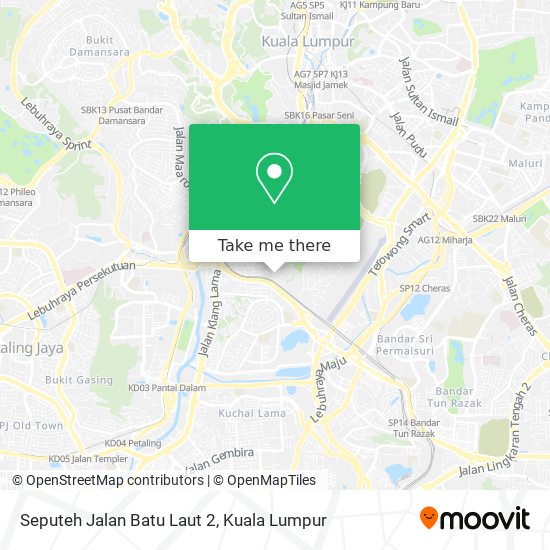 Seputeh Jalan Batu Laut 2 map