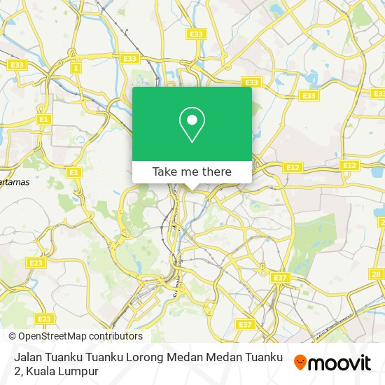 Peta Jalan Tuanku Tuanku Lorong Medan Medan Tuanku 2