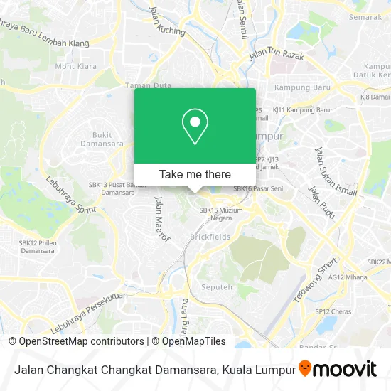 Jalan Changkat Changkat Damansara map