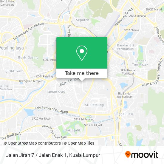 Peta Jalan Jiran 7 / Jalan Enak 1