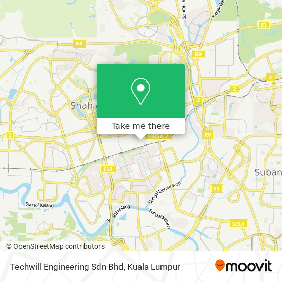 Techwill Engineering Sdn Bhd map
