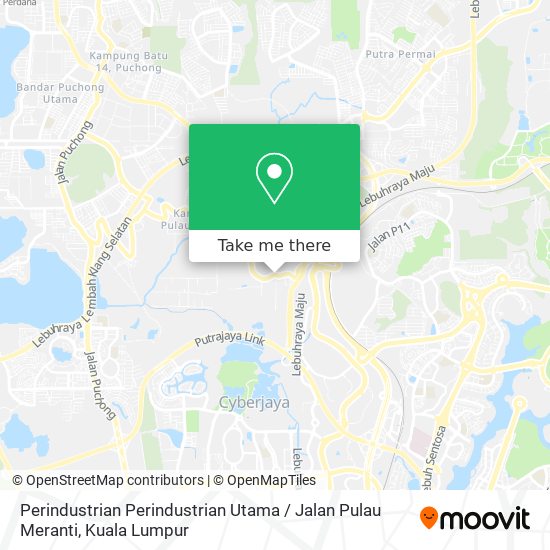 Peta Perindustrian Perindustrian Utama / Jalan Pulau Meranti