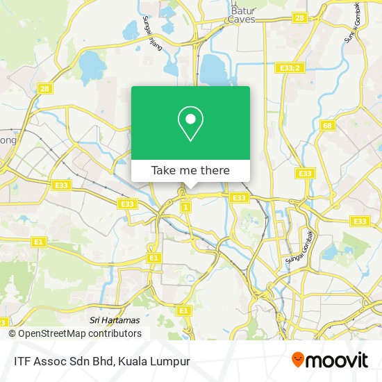 ITF Assoc Sdn Bhd map