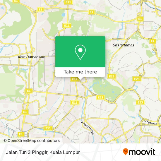 Jalan Tun 3 Pinggir map