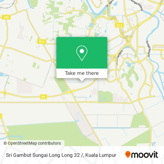 Sri Gambut Sungai Long Long 32 / map