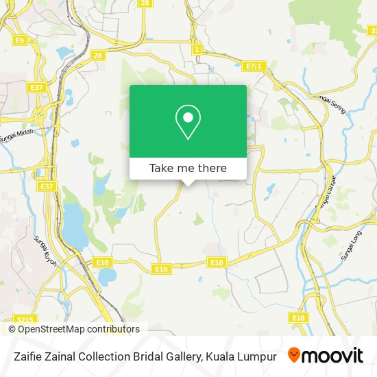 Zaifie Zainal Collection Bridal Gallery map