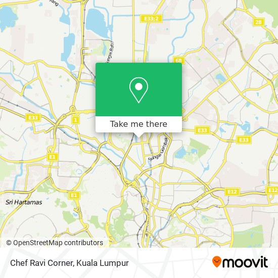 Chef Ravi Corner map