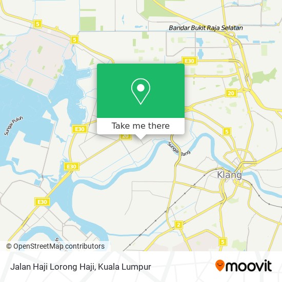 Peta Jalan Haji Lorong Haji