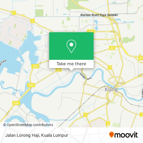 Peta Jalan Lorong Haji