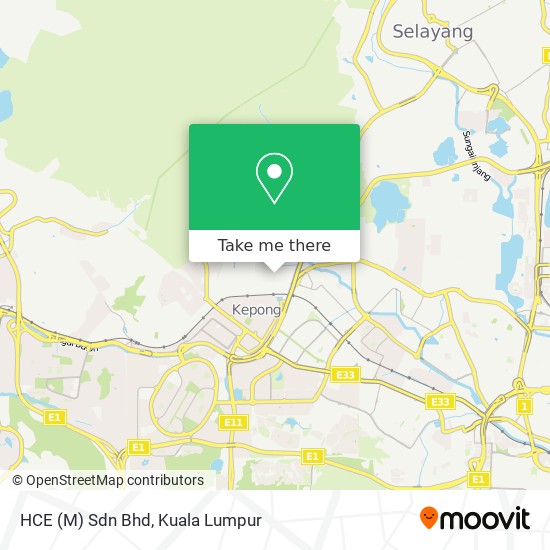 HCE (M) Sdn Bhd map