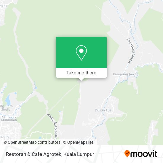 Peta Restoran & Cafe Agrotek