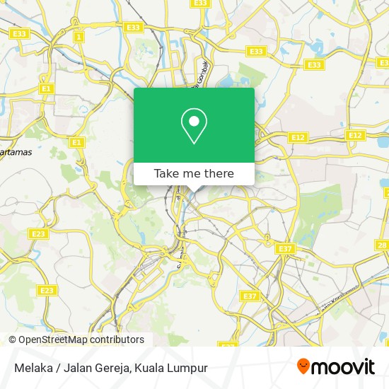 Melaka / Jalan Gereja map