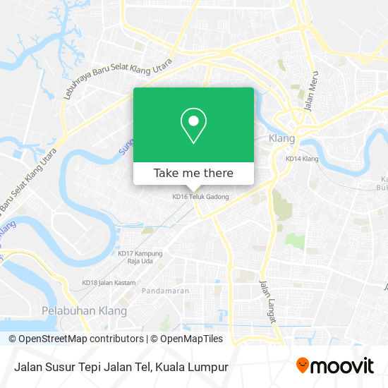 Peta Jalan Susur Tepi Jalan Tel