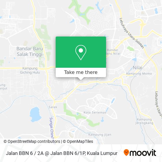 Peta Jalan BBN 6 / 2A @ Jalan BBN 6 / 1P