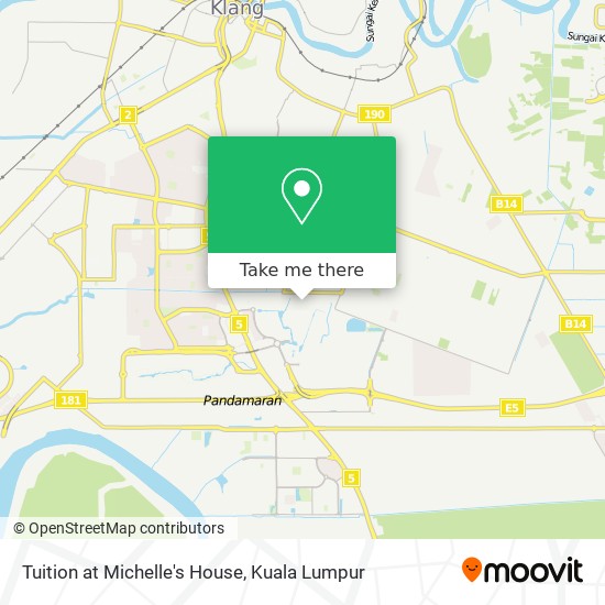 Tuition at Michelle's House map