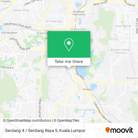 Serdang 4 / Serdang Raya 5 map