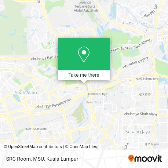 SRC Room, MSU map