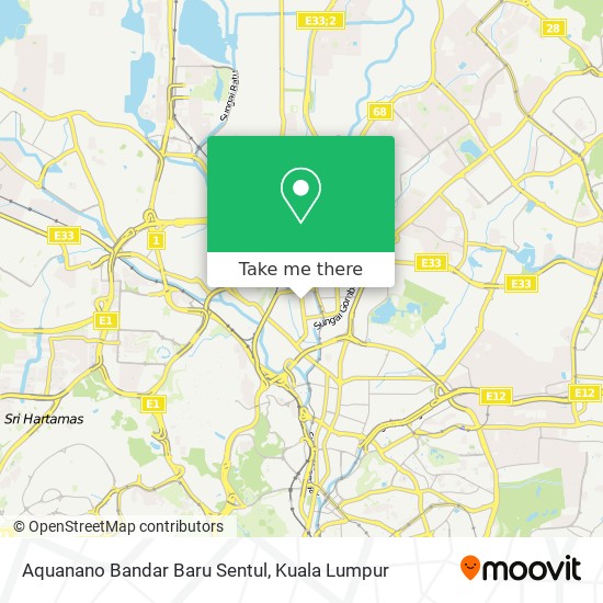 Peta Aquanano Bandar Baru Sentul