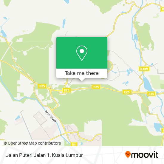 Jalan Puteri Jalan 1 map