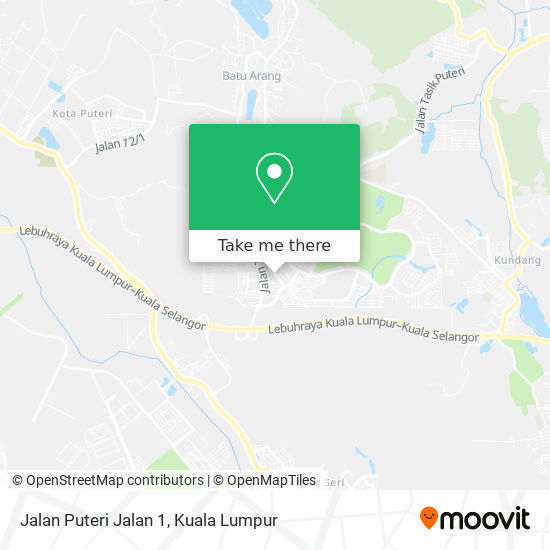 Jalan Puteri Jalan 1 map