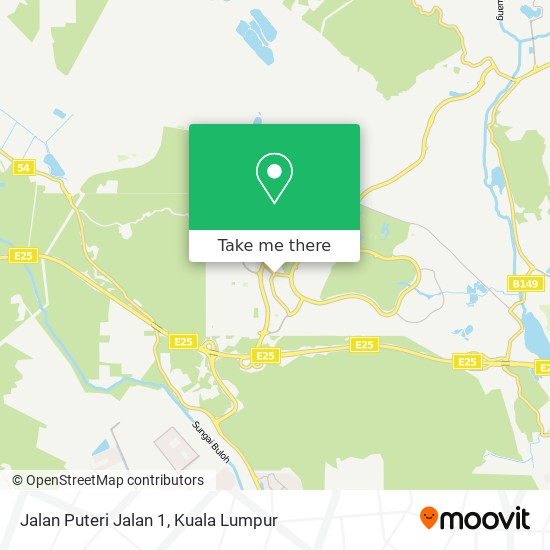 Jalan Puteri Jalan 1 map