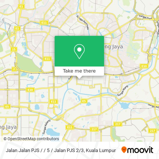 Jalan Jalan PJS / / 5 / Jalan PJS 2 / 3 map