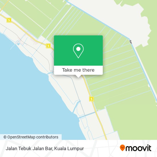 Jalan Tebuk Jalan Bar map