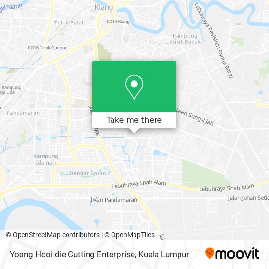 Yoong Hooi die Cutting Enterprise map