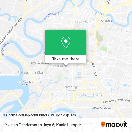2 Jalan Pandamaran Jaya 6 map