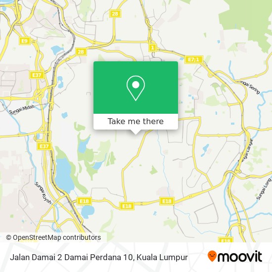 Jalan Damai 2 Damai Perdana 10 map