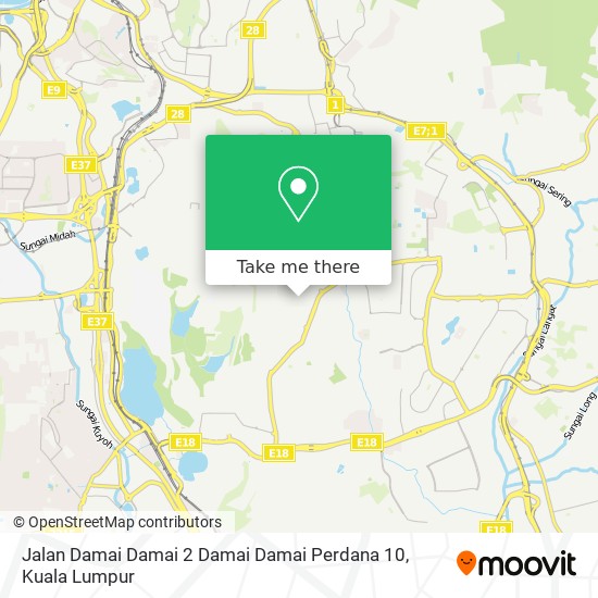 Jalan Damai Damai 2 Damai Damai Perdana 10 map