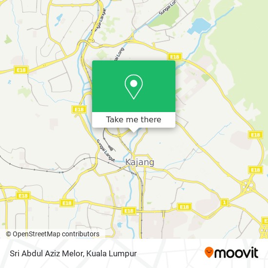 Sri Abdul Aziz Melor map