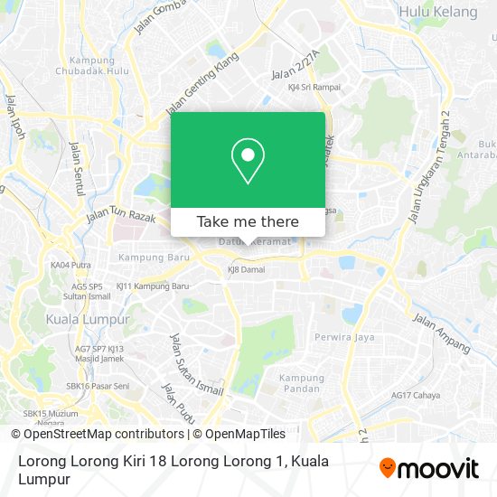 Lorong Lorong Kiri 18 Lorong Lorong 1 map