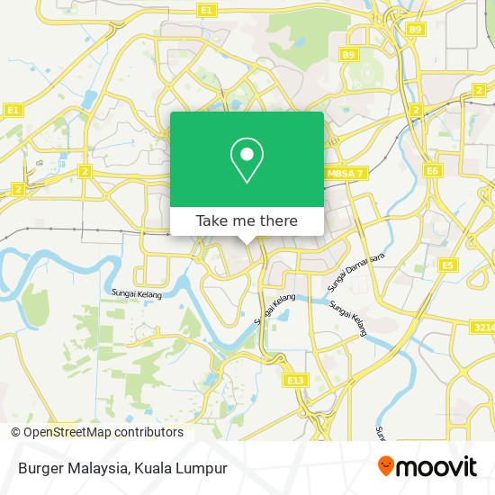 Burger Malaysia map