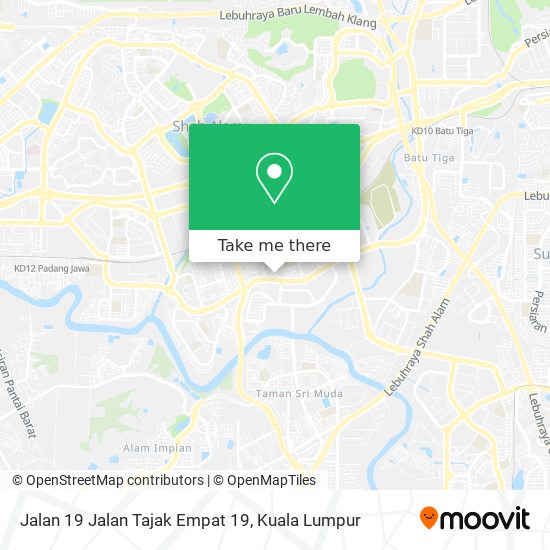 Peta Jalan 19 Jalan Tajak Empat 19