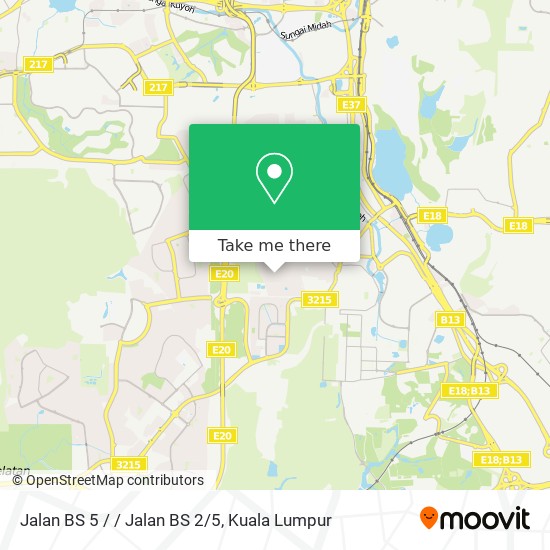 Jalan BS 5 / / Jalan BS 2/5 map