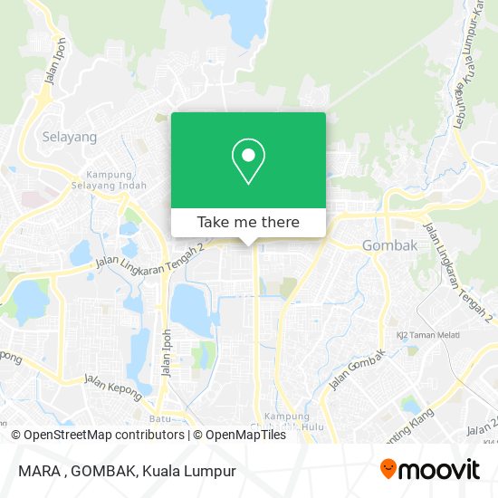 MARA , GOMBAK map