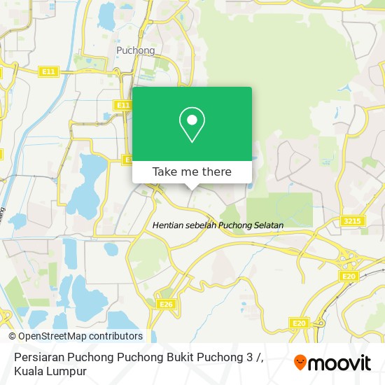 Persiaran Puchong Puchong Bukit Puchong 3 / map