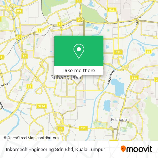 Inkomech Engineering Sdn Bhd map