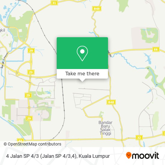 4 Jalan SP 4 / 3 map