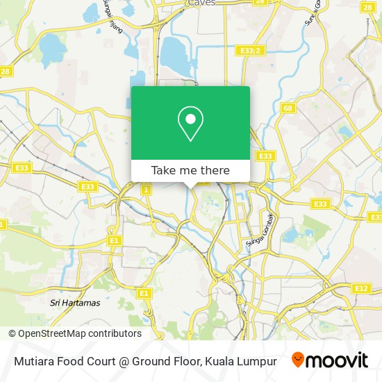 Mutiara Food Court @ Ground Floor map