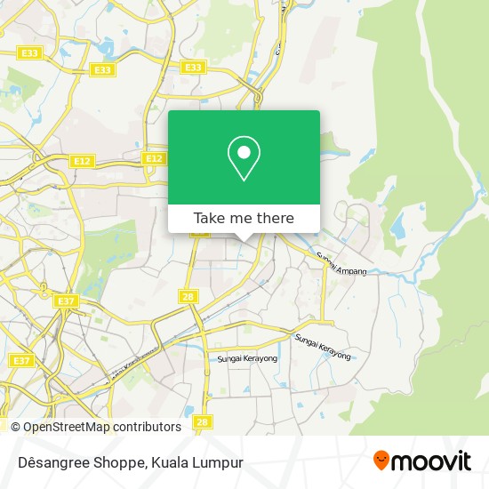 Dêsangree Shoppe map