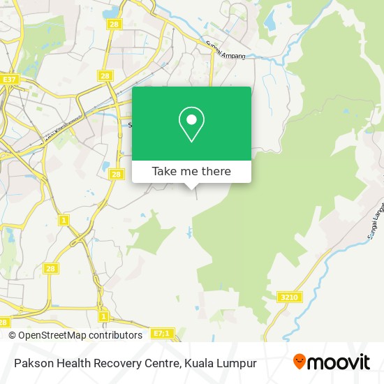 Pakson Health Recovery Centre map